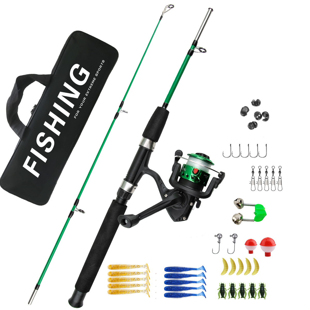2 Sections Ice Fishing Rod Com - Ice Fishing Reel incelemesi ve fiyatı