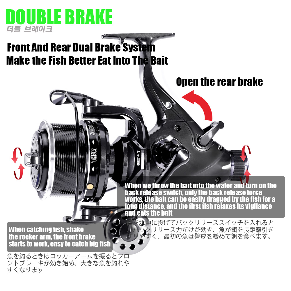 New Carp Fishing Reel Spinning - Reel Drag Knob incelemesi ve fiyatı