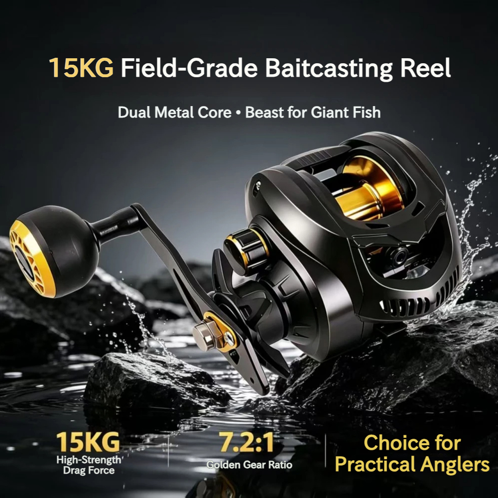 7.2:1 Heavy Duty Baitcasting R - Trolling Reel incelemesi ve fiyatı