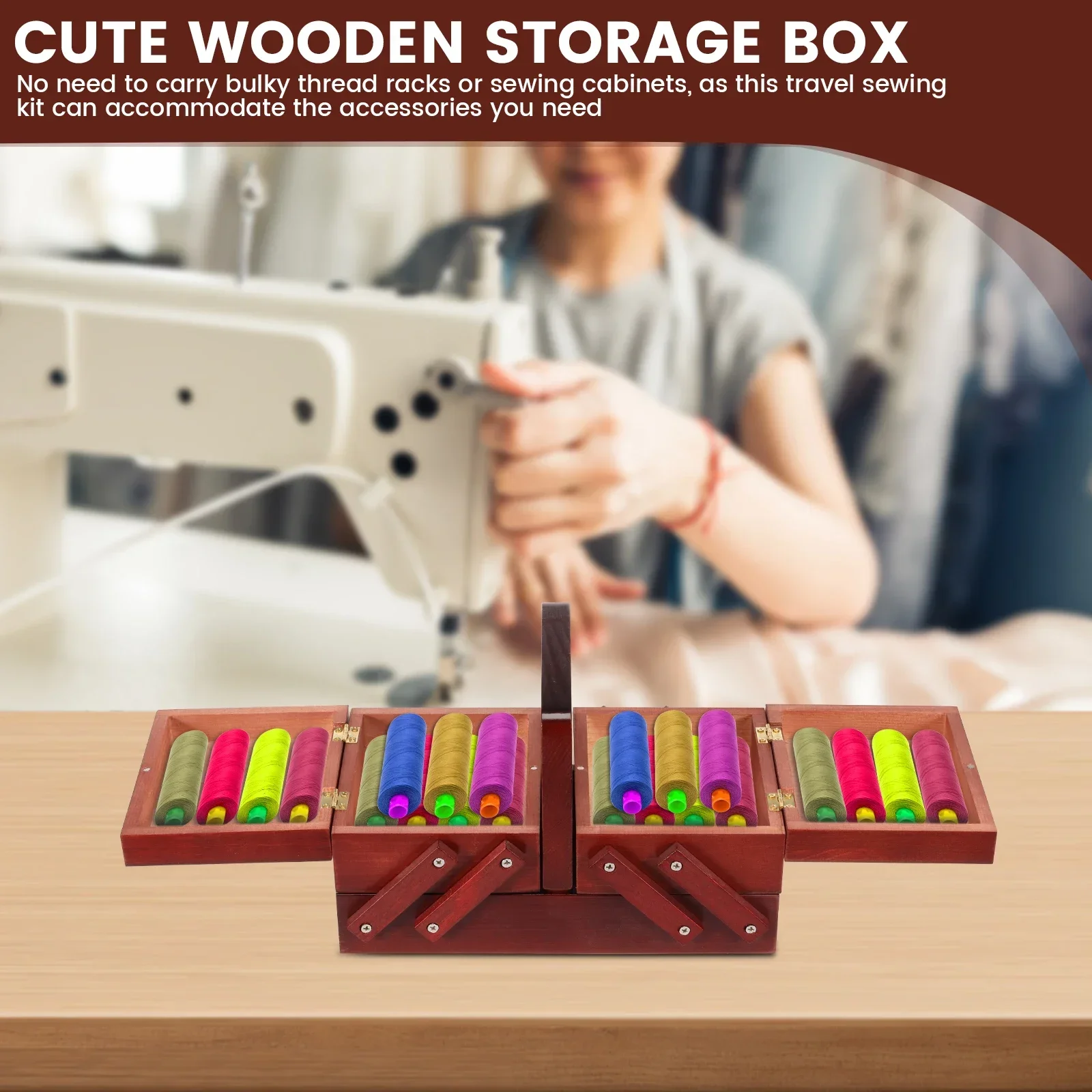 Expandable Sewing Thread Box W - Reel Handle incelemesi ve fiyatı