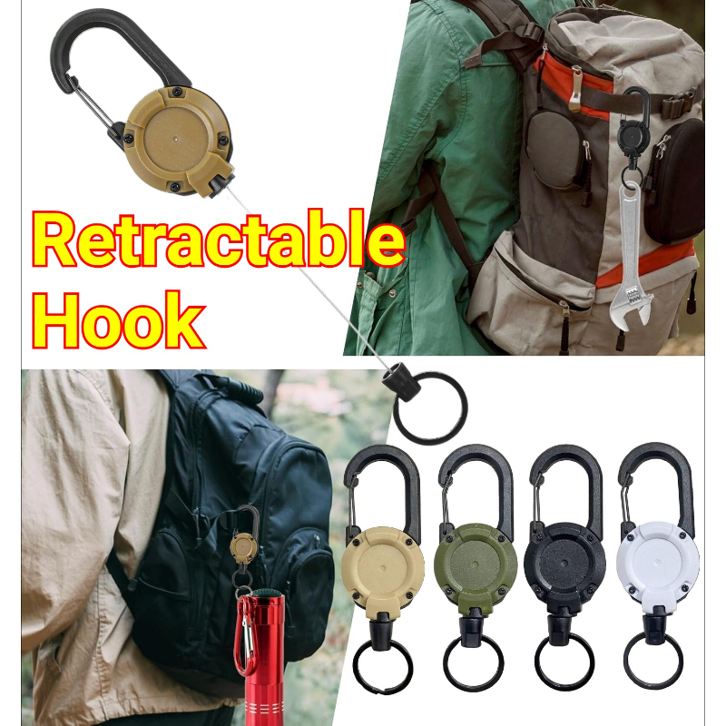 1/2/4pcs Extendable Retractabl - Reel Bag incelemesi ve fiyatı