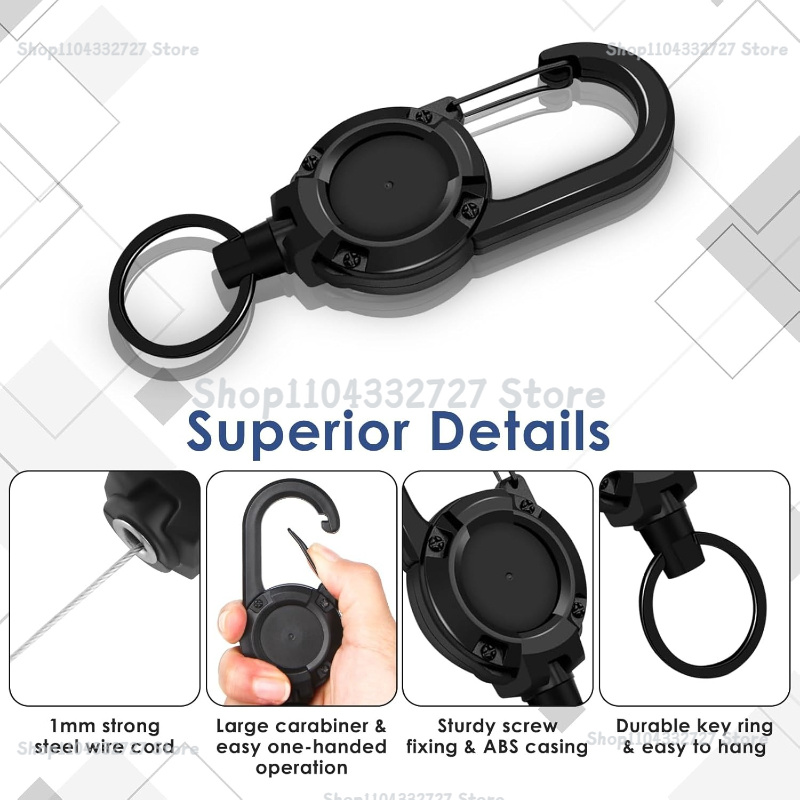 1/2/4pcs Extendable Retractabl - Reel Bag incelemesi ve fiyatı